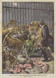The Dramas of the Menageries, During a Performance in the Budapest Zoo